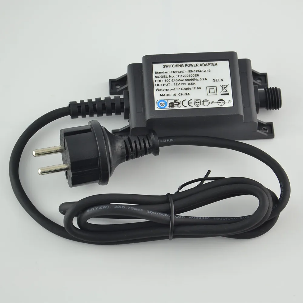 Outdoor Lighting Uk - IP68 DC12V 1A قرص الطاقة شاحن