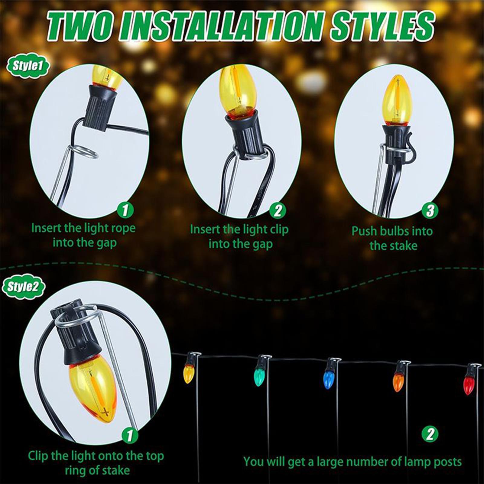 Outdoor Lighting Pathway - عيد الميلاد ضوء حصص 12 بوصة