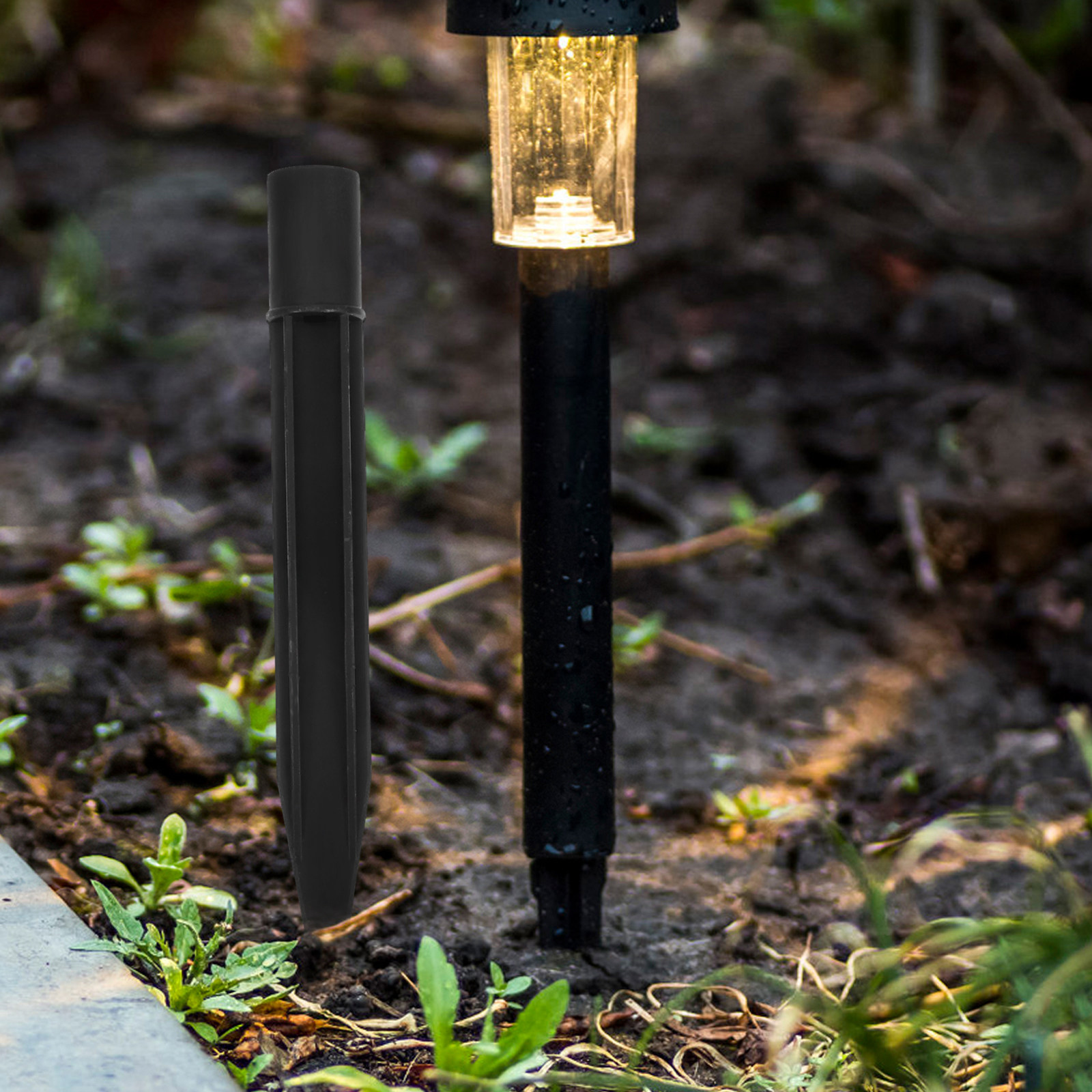 Outdoor Lighting And Landscape - أوتاد أرضية لتركيب اللافتات والأضواء، أوتاد