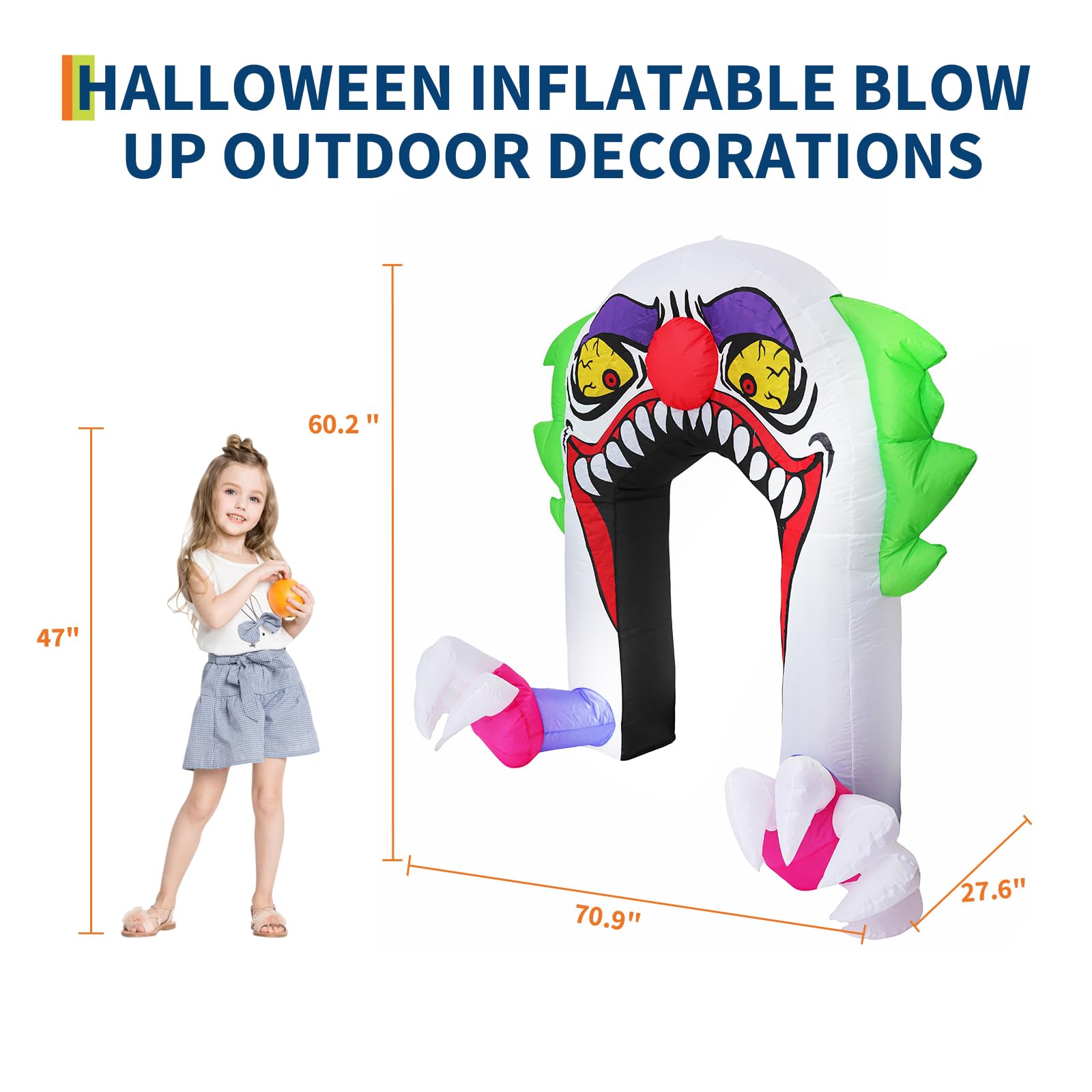 قوس مهرج قابل للنفخ بطول 5 أقد - مراجعة Outdoor Lighting Effects وسعره