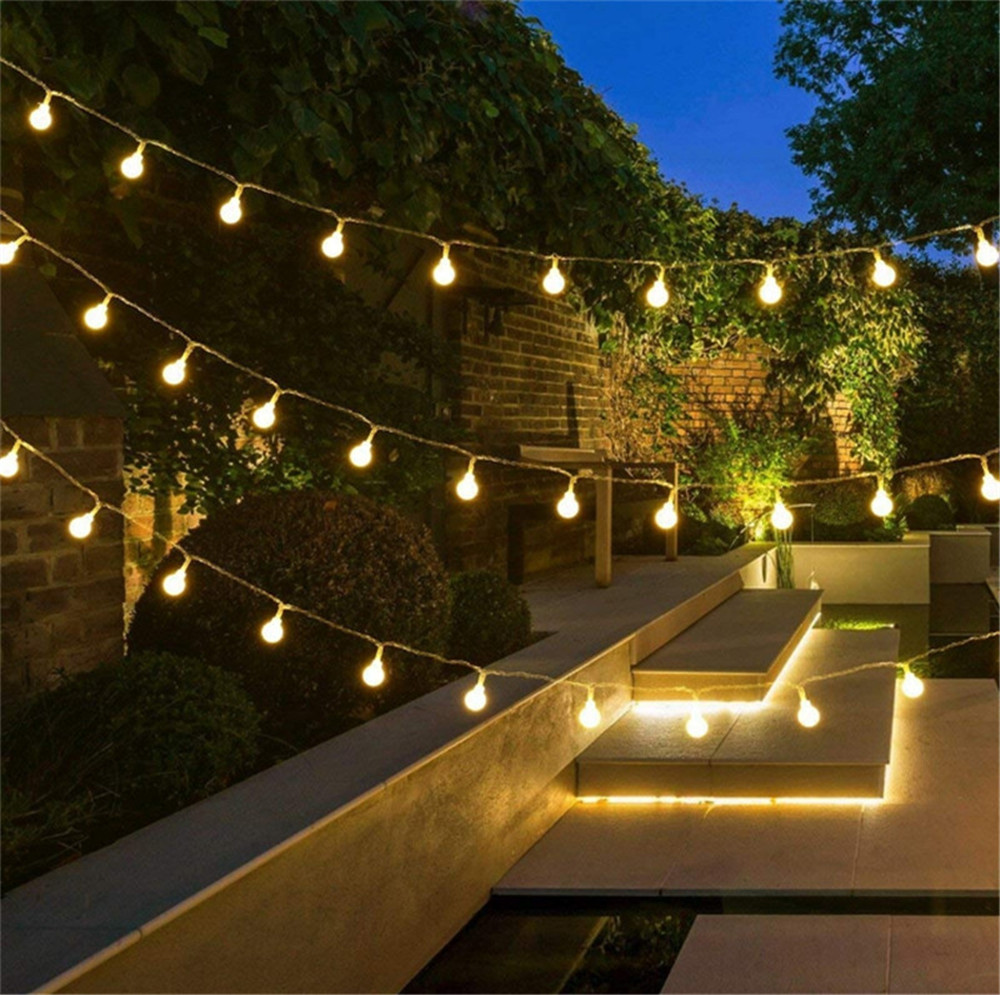 أضواء خيطية تعمل بالطاقة الشمس - مراجعة Outdoor Lighting Effects وسعره