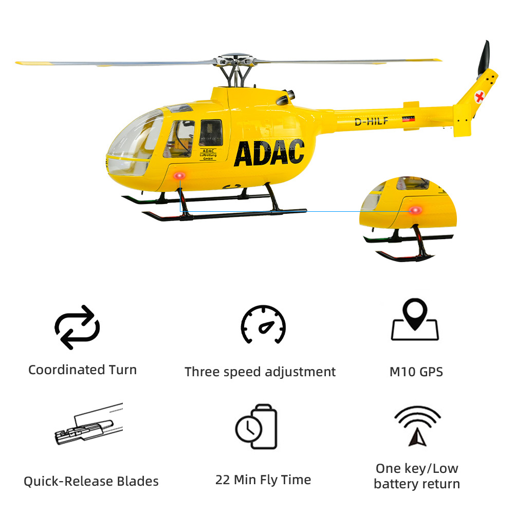 طائرة هليكوبتر FLY WING BO105  - مراجعة Outdoor Lighting Uk وسعره