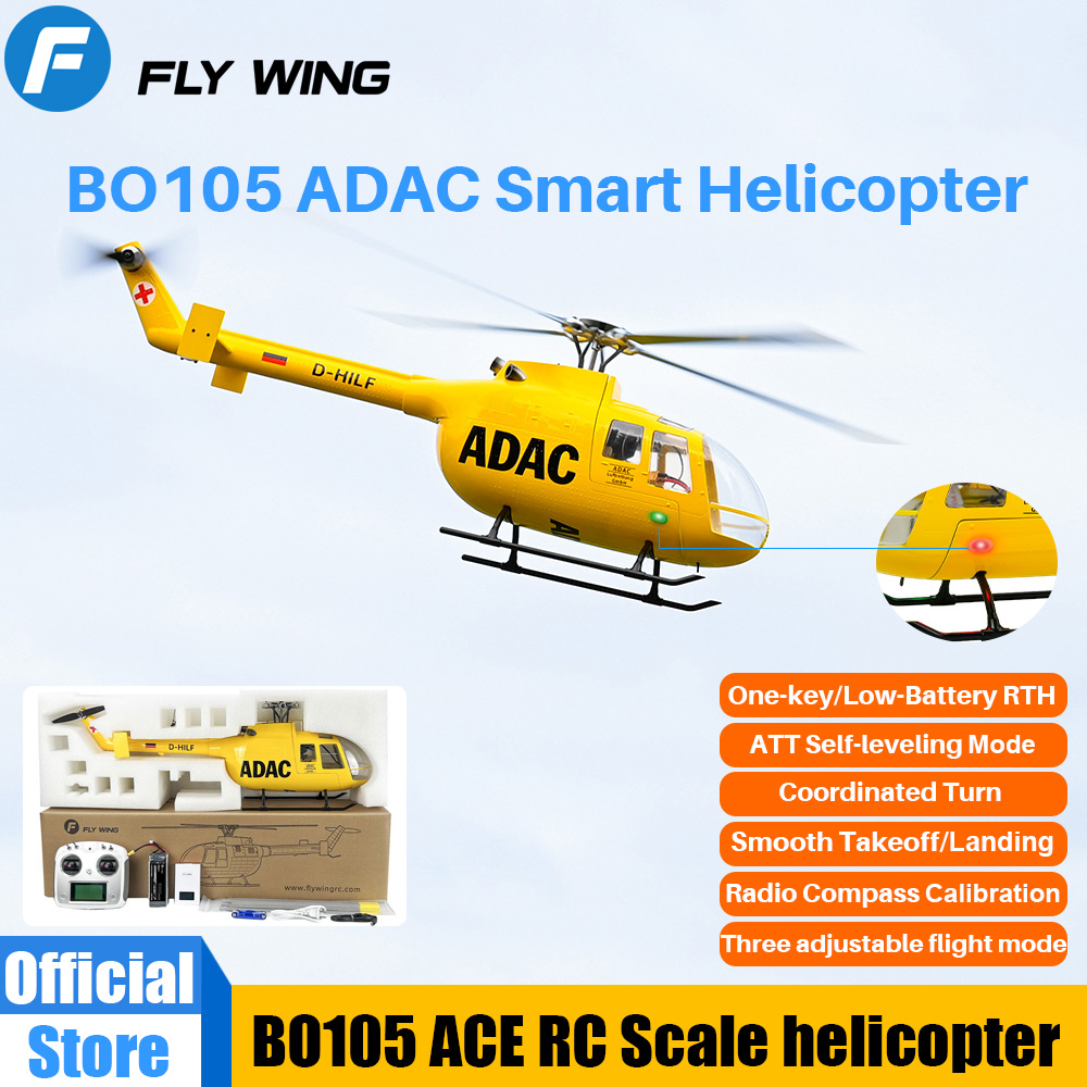 طائرة هليكوبتر FLY WING BO105  - مراجعة Outdoor Lighting Uk وسعره