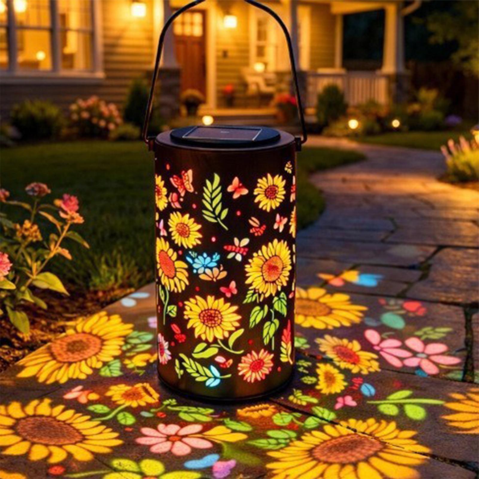 فانوس شمسي على شكل زهرة عباد ا - مراجعة Outdoor Lighting Pathway وسعره