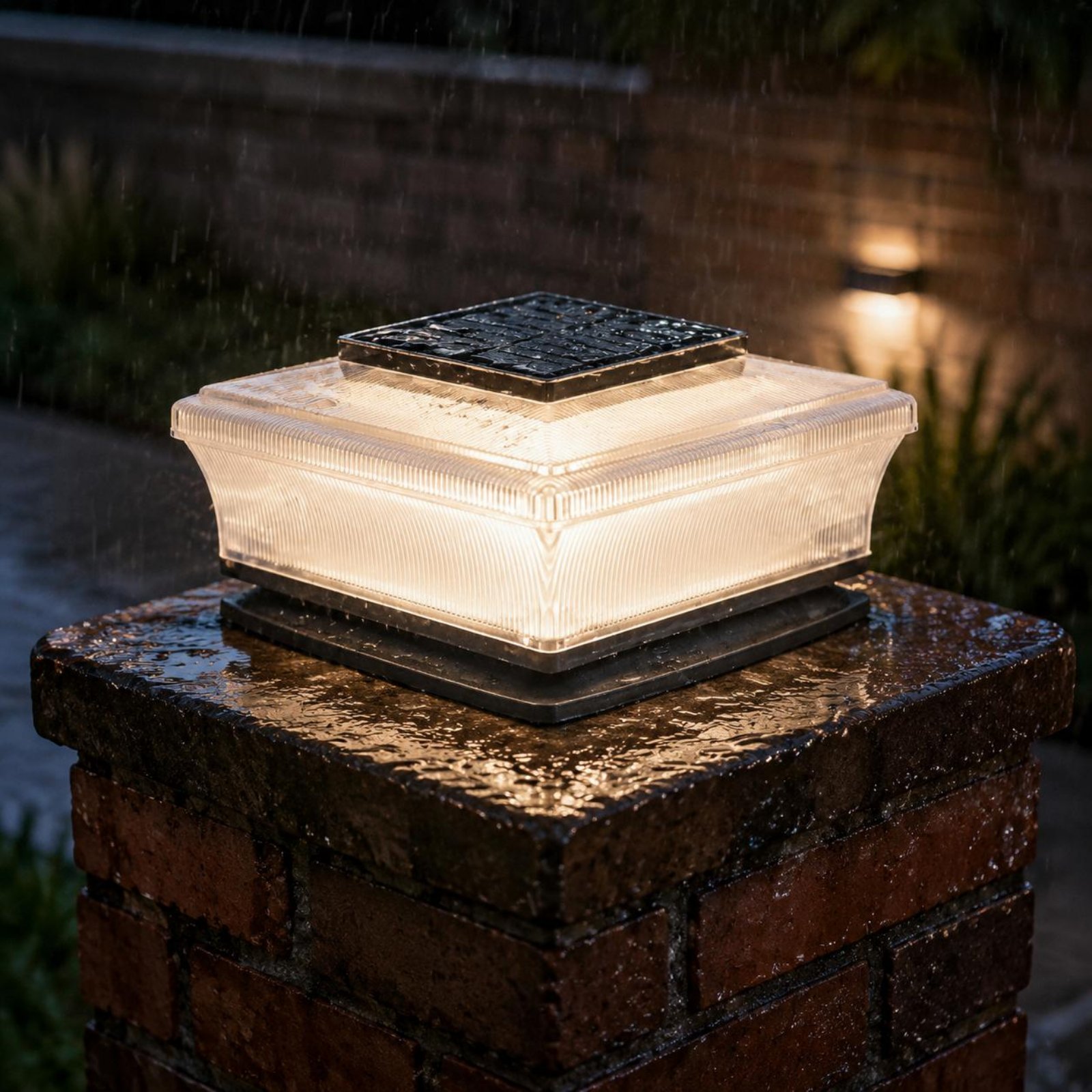 إضاءة عمودية شمسية لاسلكية مرب - مراجعة Outdoor Lighting Wireless وسعره