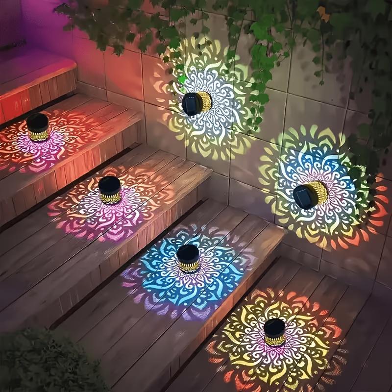 1/2/4 عبوات من أضواء السياج ال - مراجعة Outdoor Lighting Waterproof وسعره