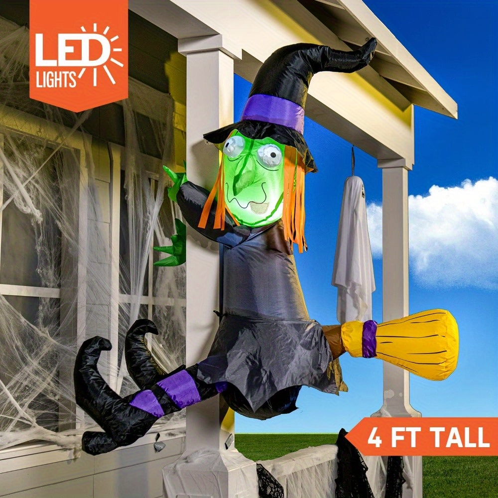 ساحرة قابلة للنفخ بطول 4 أقدام - مراجعة Outdoor Lighting Effects وسعره