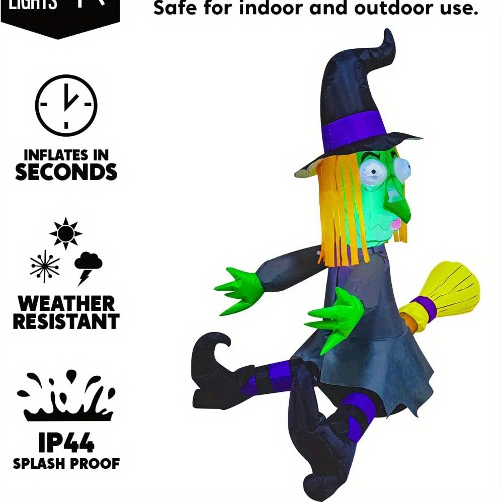 ساحرة قابلة للنفخ بطول 4 أقدام - مراجعة Outdoor Lighting Effects وسعره