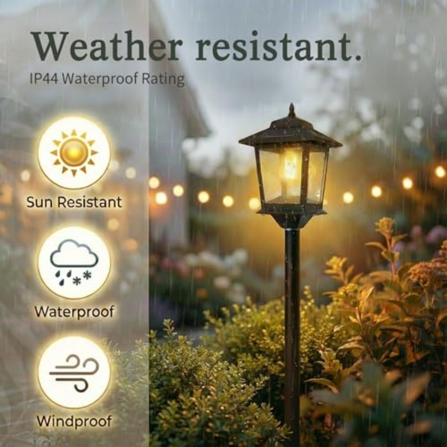 أضواء شمسية خارجية للأعمدة، مج - مراجعة Outdoor Lighting Waterproof وسعره
