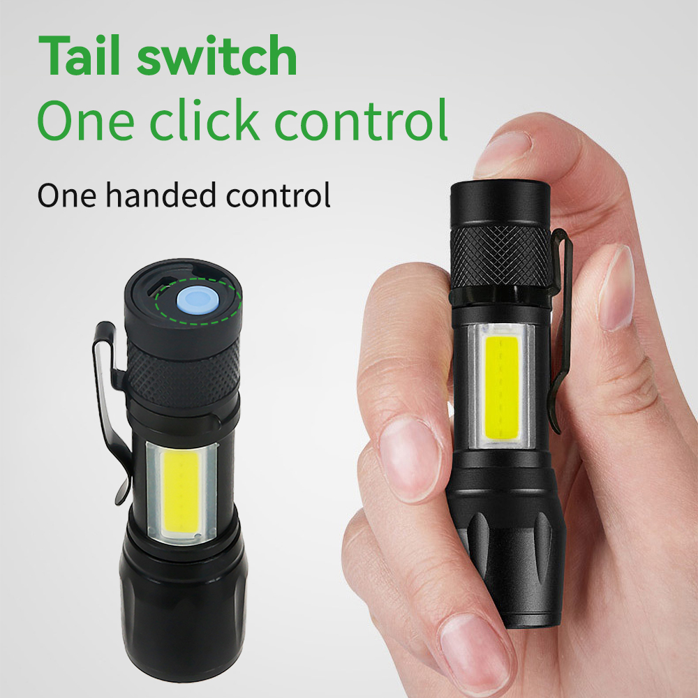 مصباح يدوي LED صغير محمول بتقن - مراجعة Outdoor Lighting Black وسعره
