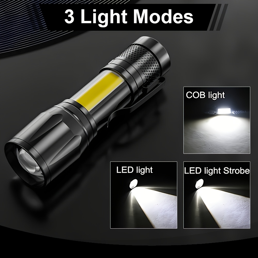 مصباح يدوي LED صغير محمول بتقن - مراجعة Outdoor Lighting Black وسعره