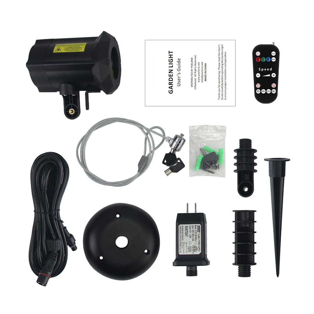 أضواء جهاز عرض ليزر عيد الميلا - مراجعة Outdoor Lighting Uk وسعره