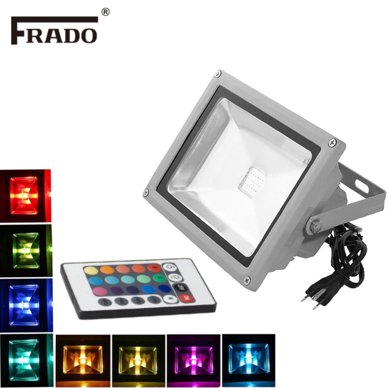 أضواء كاشفة LED RGB بقوة 10 وا - مراجعة Outdoor Lighting Uk وسعره