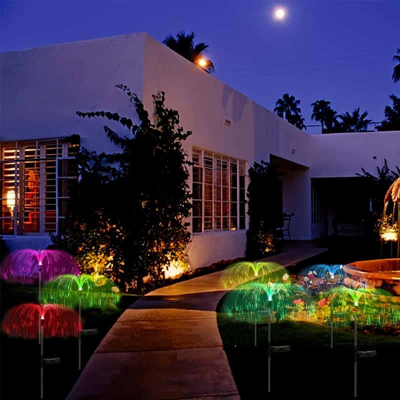 5 قطع من مصابيح LED الشمسية عل - مراجعة Outdoor Lighting Pathway وسعره