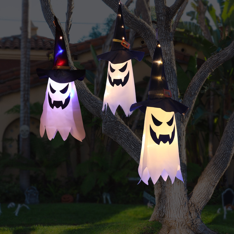 قبعة ساحرة مضيئة للهالوين، فوا - مراجعة Outdoor Lighting Effects وسعره