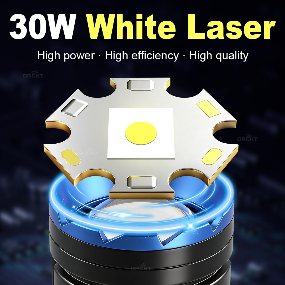 مصباح يدوي أبيض لليزر للتخييم، - مراجعة Outdoor Lighting Black وسعره