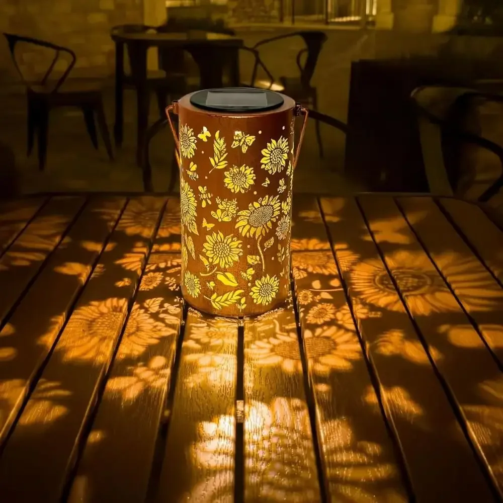 إضاءة زهرة عباد الشمس وتأثير ا - مراجعة Outdoor Lighting Waterproof وسعره