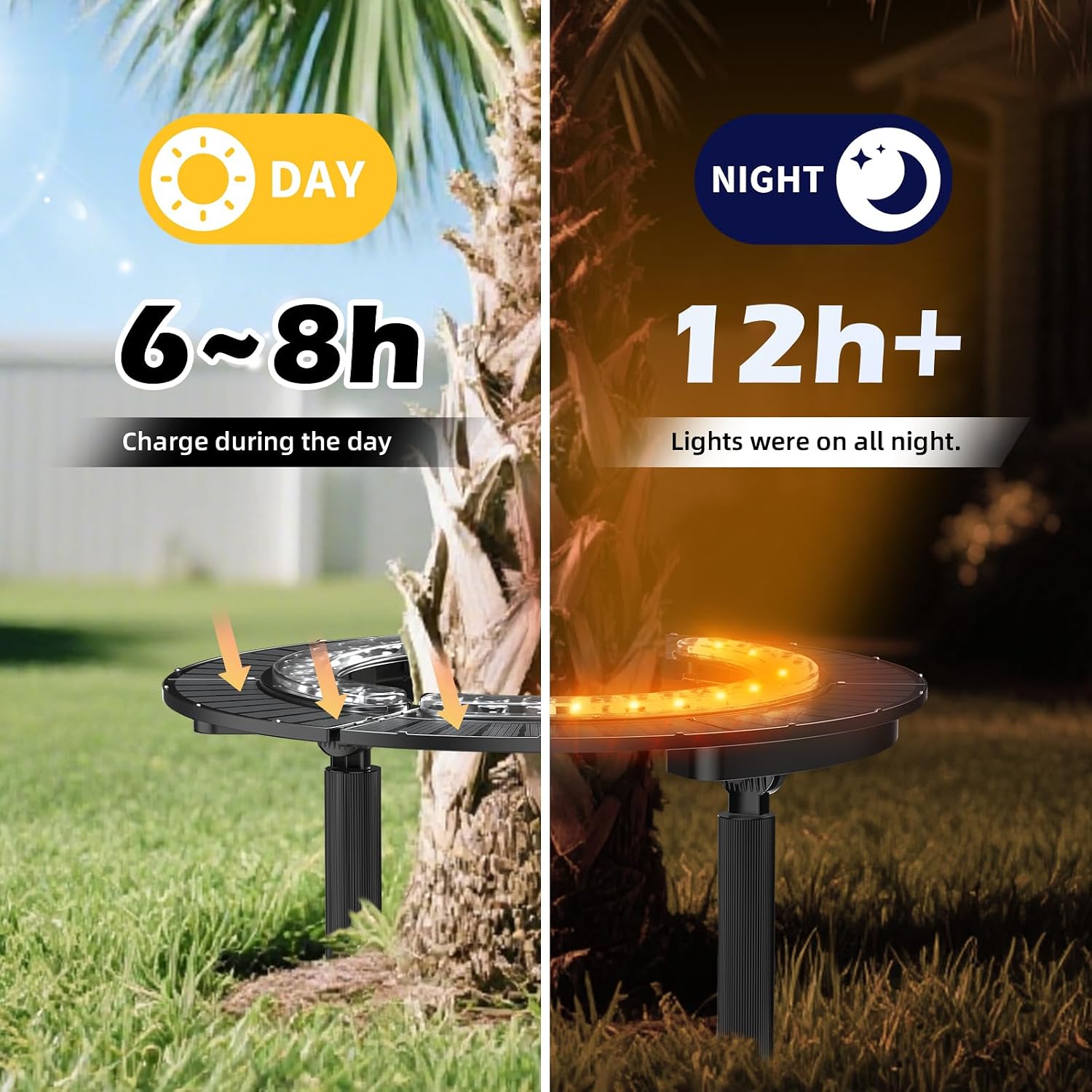 إضاءة شمسية لاسلكية على شكل شج - مراجعة Outdoor Lighting Wireless وسعره