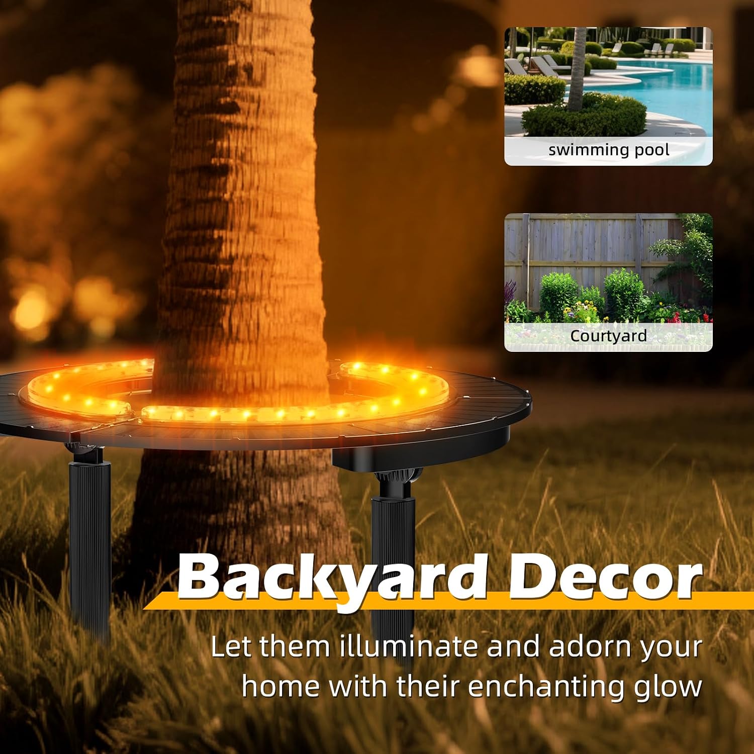 إضاءة شمسية لاسلكية على شكل شج - مراجعة Outdoor Lighting Wireless وسعره