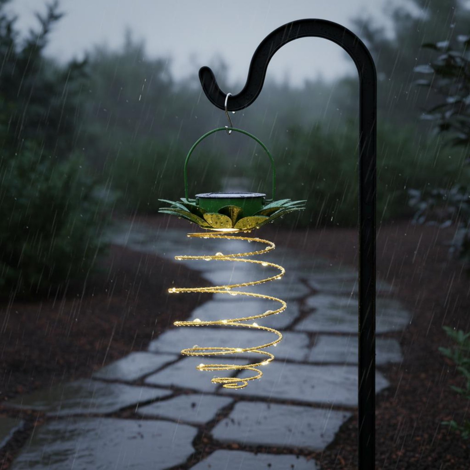 قطعتان من مصابيح الأناناس الشم - مراجعة Outdoor Lighting And Landscape وسعره