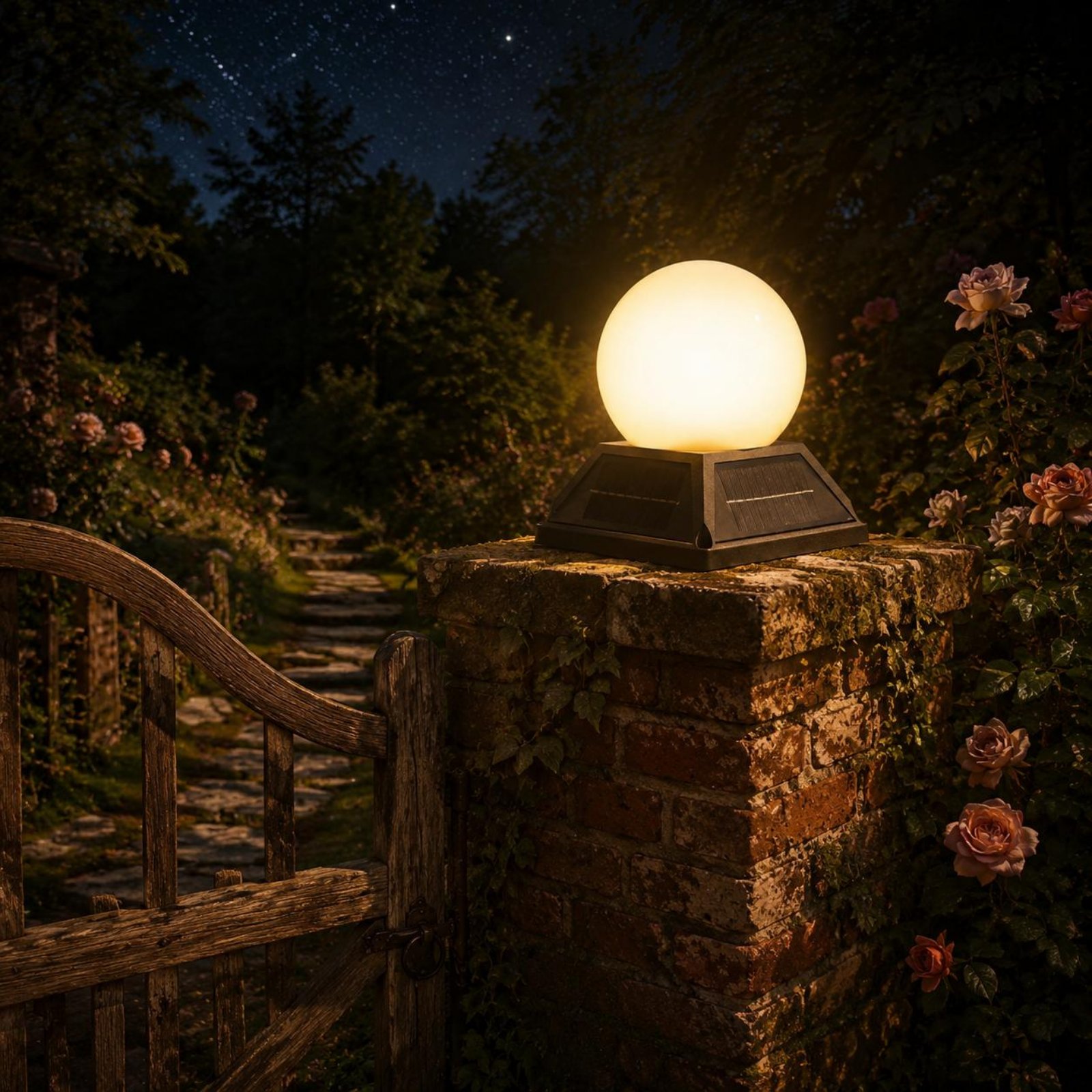 مصباح شمسي لغطاء العمود مع وحد - مراجعة Outdoor Lighting Wireless وسعره