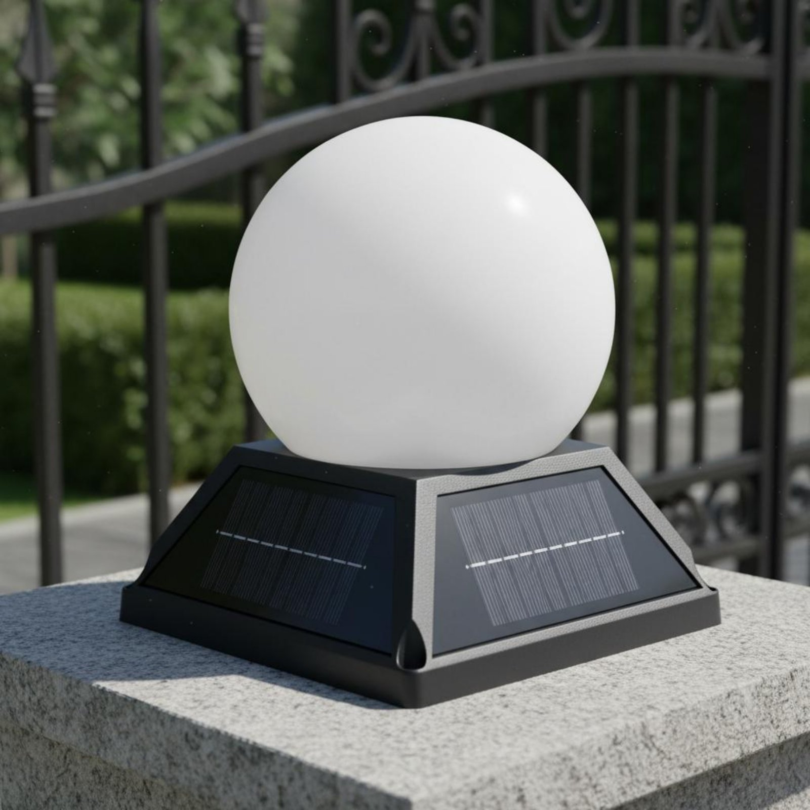 مصباح شمسي لغطاء العمود مع وحد - مراجعة Outdoor Lighting Wireless وسعره