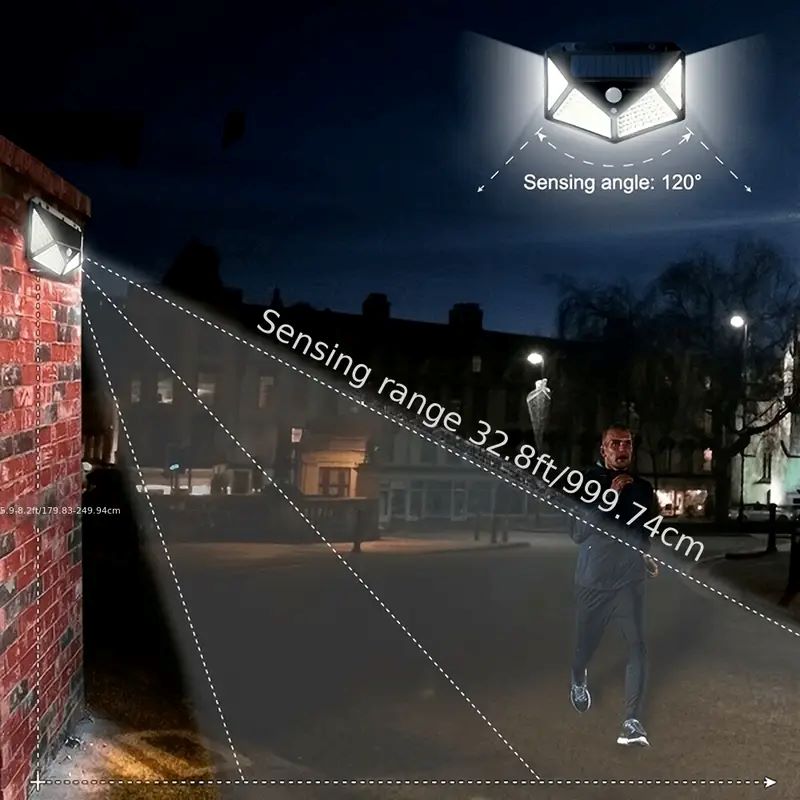 مصباح حديقة شمسي خارجي بـ 100  - مراجعة Outdoor Lighting Waterproof وسعره