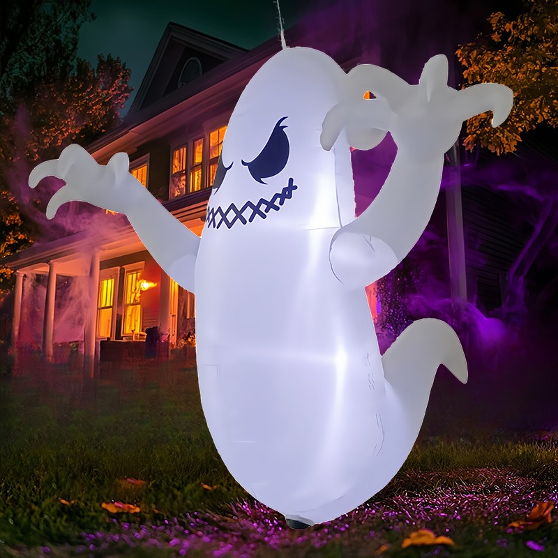 نموذج شبح قابل للنفخ بطول 5 أق - مراجعة Outdoor Lighting Effects وسعره