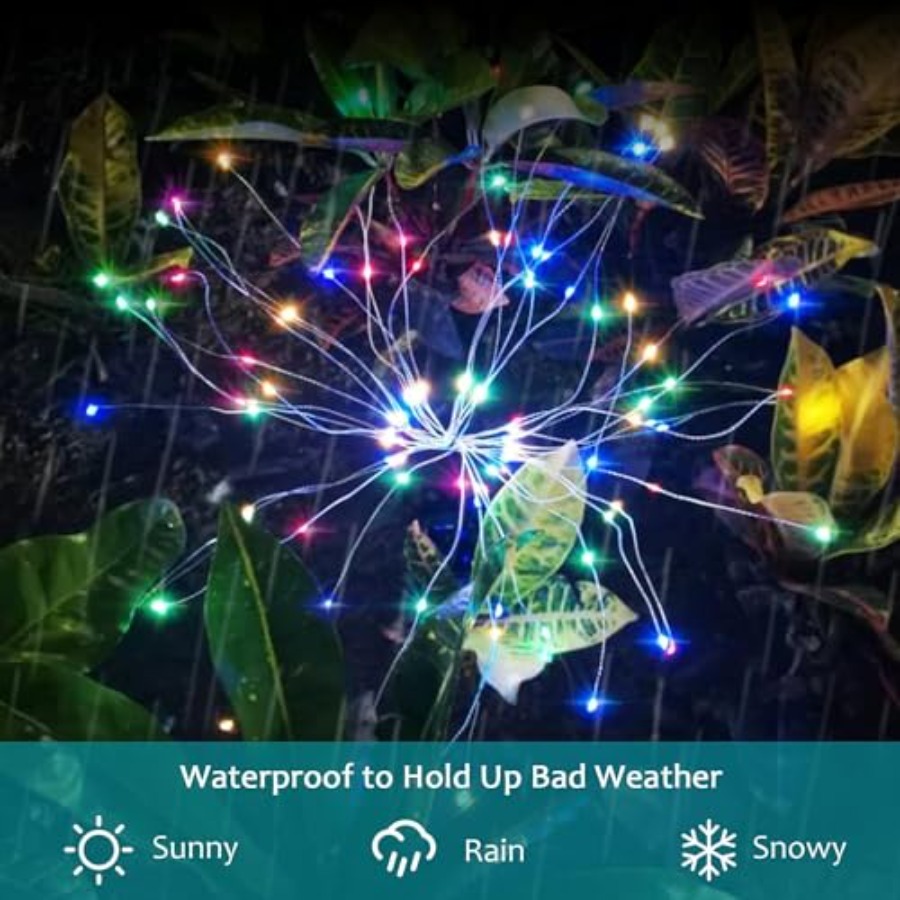 أضواء الألعاب النارية الشمسية، - مراجعة Outdoor Lighting Pathway وسعره